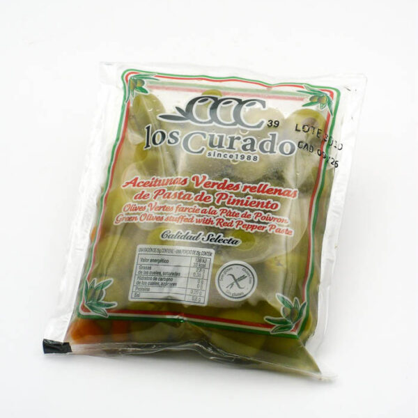 Aceitunas verdes rellenas de pimiento Los Curado
