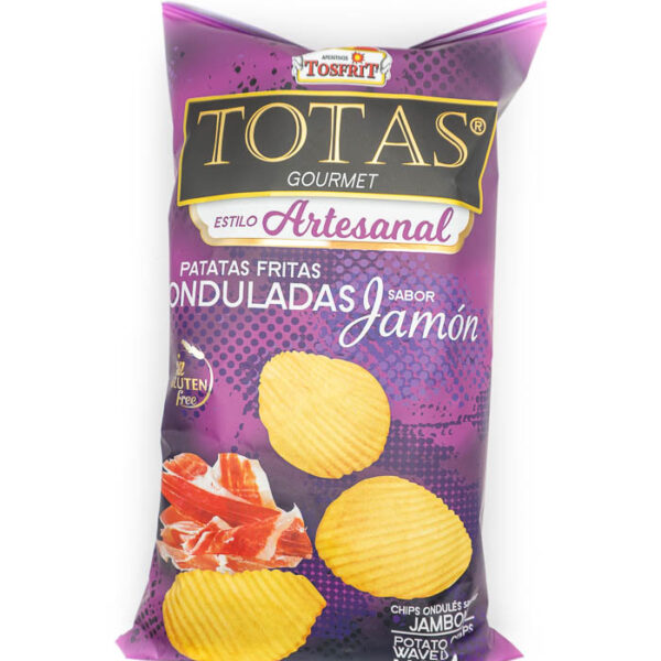 Papas fritas sabor jamón Totas