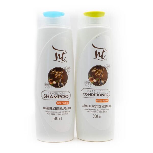 Juego de champú y acondicionador a base de aceite de argan