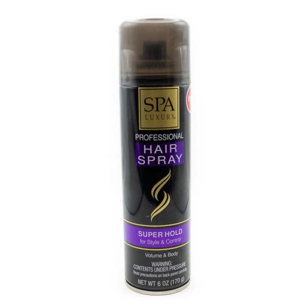 Moldeador hair spray súper hold SPA luxury