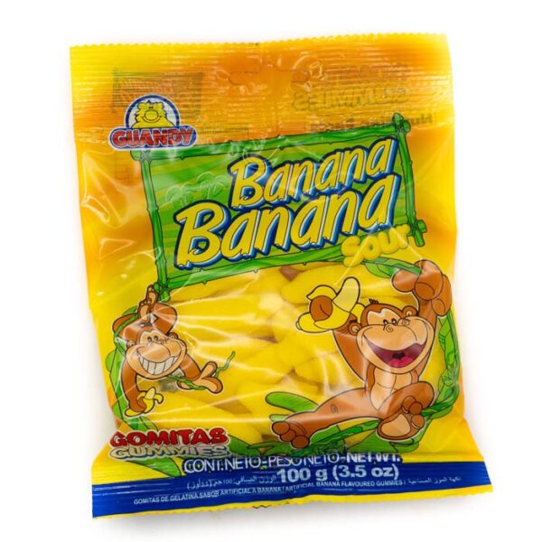 Gomitas de banana Guandy
