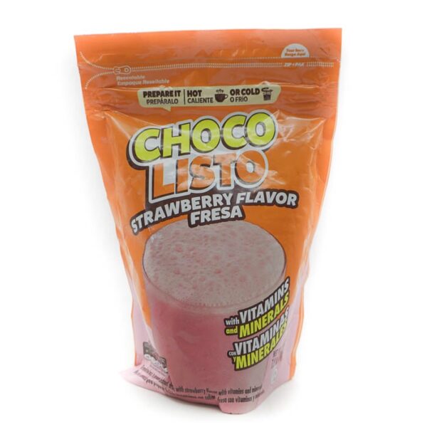 Polvo de fresa Choco listo