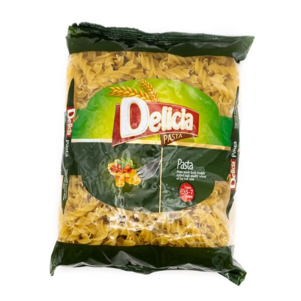 Pasta de macarrones en rollitos Delicia
