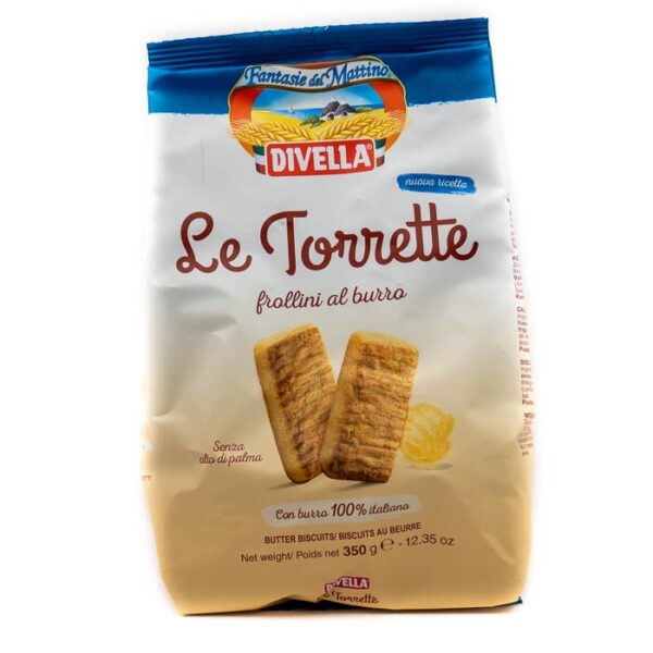 Galletas Le Torrete al burro Divella