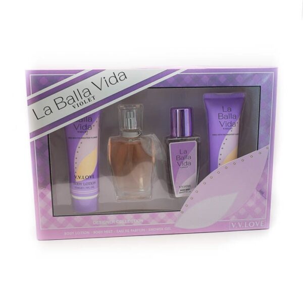 Estuche de perfumería y loción para el cuerpo