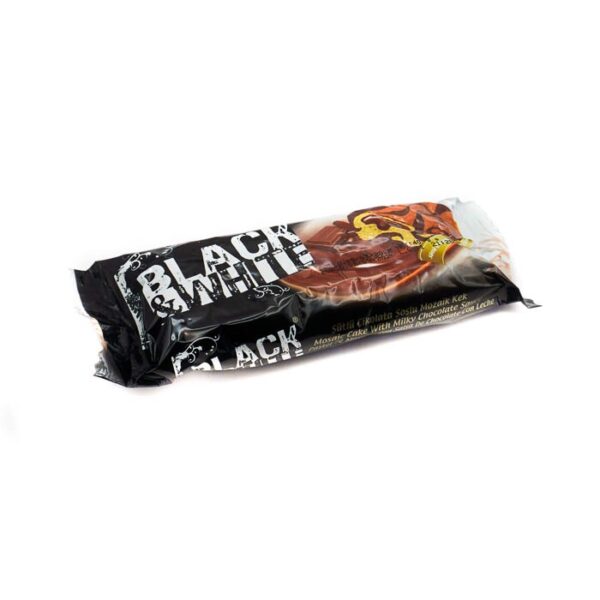 Panetela con chocolate y leche Bkack white