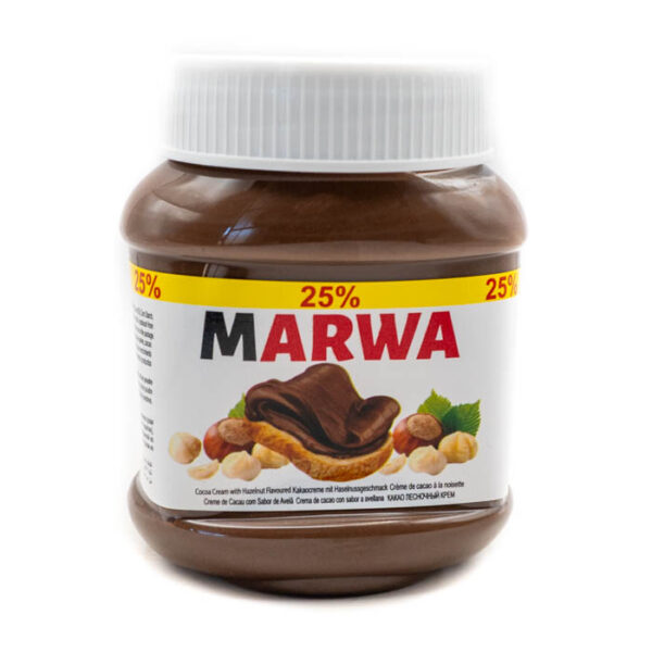 Crema de chocolate con sabor a avellana Marwa