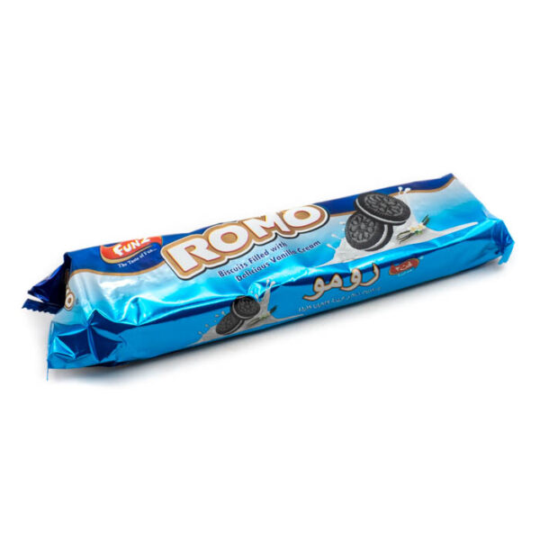 Galletas Romo de chocolate con crema de vainilla Fun2