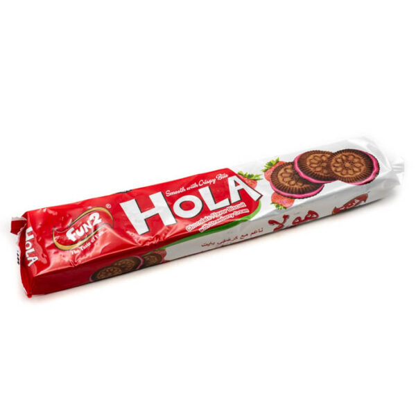 Galletas Hola con crema de fresa Fun2