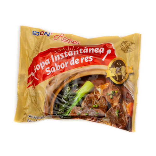 Sopa instantánea Ramen de Res Idon