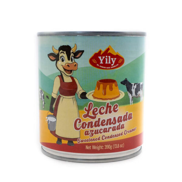 Leche condensada azucarada Yily
